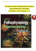 Test Bank for Porth&rsquo;s Pathophysiology&colon; Concepts of Altered Health States &lpar;11th Edition&rpar; by Norris &vert; Complete Updated Exam Questions & Answers