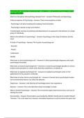 PSYCHOLOGY 120 Purdue University Exam 1 &lpar;Chapters 1-4&rpar; Questions and Answers Latest Update 2025&sol;2026