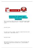 2025-2026 IRC EXAM PART 1 QUESTIONS WITH CORRECT ANSWERS