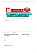 IRC EXAM PART 4 QUESTIONS WITH CORRECT ANSWERS 2025-2026