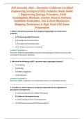 Fall Semester 2025 &ndash; December California Certified Engineering Geologist &lpar;CEG&rpar; Complete Study Guide &vert; Engineering Geology Principles&comma; Field Investigation Methods&comma; Seismic Hazard Analysis&comma; Landslide Evaluation&comma; Soil & Rock Mechanics&comma; Mapping Techniques & H