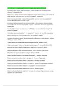 AVIT 309 Exam 1 Questions with Correct Answers Latest Update 2025&sol;2026