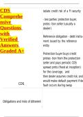 CDS Comprehensive Questions with Verified Answers Graded A&plus;