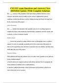CM 3111 exam Questions and Answers &vert; New 2025&sol;2026 Update &vert; With Complete Solutions