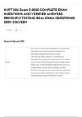 NUFT 202 Exam 3 2025 COMPLETE EXAM QUESTIONS AND VERIFIED ANSWERS &vert;RECENTLY TESTING REAL EXAM QUESTIONS&vert; 100&percnt; SOLVED&excl;&excl;