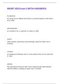 MGMT 402 Exam 2 WITH ANSWERS
