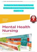 Test Bank for Mental Health Nursing&comma; 6th Edition by Robynn Gorman & Linda M&period; Anwar &ndash; Exam Prep &ndash; Latest Update 2026