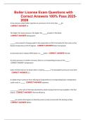 Boiler License Exam Questions with Correct Answers 100- Pass 2025-2026&period;