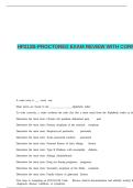 HP212B-PROCTORED EXAM REVIEW WITH CORRECT ANSWERS