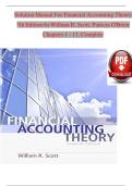 Solution Manual for Financial Accounting Theory&comma; 7th Edition &lpar;Authors&colon; William R&period; Scott&comma; Kathleen McGill & Megan Farrell&rpar; &ndash; Updated 2026