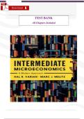 Test Bank for Intermediate Microeconomics A Modern Approach&comma; 10th Edition by Hal Varian &lpar;All Chapters&rpar; Latest Complete Guide A&plus;