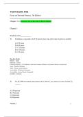 Test Bank for Focus on Personal Finance, 7th Edition 