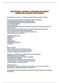 MGT 590 EXAM 1 CHAPTERS 1-4 QUESTIONS AND CORRECT ANSWERS 100&percnt; VERIFIED LATEST UPDATE&excl;&excl;