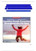 Canadian Health Promotion Throughout the Life Span &ndash; Edelman & Kudzma &vert; 1st Edition &vert; Full Test Bank with Multiple-Choice Questions&vert; Latest &vert;2025