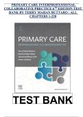 Primary Care&colon; Interprofessional Collaborative Practice&comma; 6th Edition Test Bank &lpar;Buttaro&rpar;