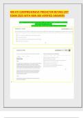 400 ATI COMPREHENSIVE PREDICTOR RETAKE EXIT EXAM 2023 WITH NGN 400 VERIFIED ANSWERS