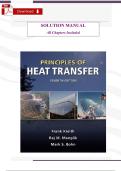 Principles of Heat Transfer 7th Edition &ndash; Complete Solutions Manual by Frank Kreith&comma; Raj M&period; Manglik & Mark S&period; Bohn &vert; Worked Solutions &lpar;All Chapters Included&rpar;