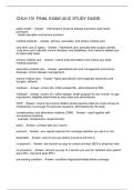 CHLH 101 FINAL EXAM UIUC STUDY GUIDE