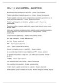CHLH 101 UIUC MIDTERM 1 QUESTIONS