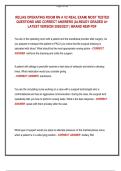 RELIAS OPERATING ROOM RN A V2 REAL EXAM&vert; MOST TESTED  QUESTIONS AND CORRECT ANSWERS &vert;ALREADY GRADED A&plus;  LATEST VERSION 2026&sol;2027 &vert; BRAND NEW PDF 