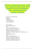 EMT Mod 3 68W EXAM STUDY GUIDE  2026 COMPLETE QUESTIONS WITH  CORRECT DETAILED ANSWERS &vert;&vert;  100&percnt; GUARANTEED PASS  <RECENT VERSION> 