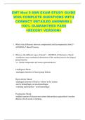 EMT Mod 5 68W EXAM STUDY GUIDE  2026 COMPLETE QUESTIONS WITH  CORRECT DETAILED ANSWERS &vert;&vert;  100&percnt; GUARANTEED PASS  <RECENT VERSION> 