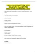 Salesforce Platform Developer I &mdash; Exam Preparation 2026 &mdash; Elaborated Questions and Answers