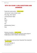 NTR 108&colon; Exam 2 &lpar;UB&rpar; Actual Test Questions with Detailed Verified Answers &sol; Already Graded A&period;
