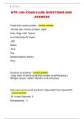 NTR 108&colon; Exam 2 &lpar;UB&rpar; Actual Test Questions with Detailed Verified Answers &sol; Already Graded A&period;