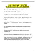 CLC Exam 2026 &ndash; Verified Questions and Answers Collection