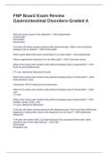 FNP Board Exam Review Gastrointestinal Disorders-Graded A