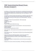 FNP Gastrointestinal Board Exam Review-Graded A
