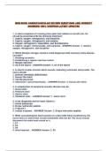 MED-SURG CARDIOVASCULAR REVIEW QUESTIONS AND CORRECT ANSWERS 100&percnt; VERIFIED LATEST UPDATE&excl;&excl;