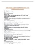 NRS 125 EXAM 5 WITH COMPLETE SOLUTIONS 100&percnt; VERIFIED LATEST UPDATE&excl;&excl;