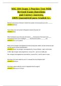 NSG 504 &ndash; Exam 1 Practice Test &lpar;Revised Exam Questions with Correct Answers&rpar; &ndash; Comprehensive Exam Preparation Material