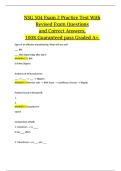 NSG 504 &ndash; Exam 2 Practice Test &lpar;Revised Exam Questions with Correct Answers&rpar; &ndash; Comprehensive Exam Preparation Material