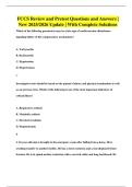 FCCS Review and Pretest Questions and Answers &vert; New 2025&sol;2026 Update &vert; With Complete Solutions