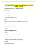 NWCA Mock Exam Questions with Answers Verified 100&percnt; Correct