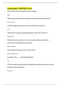 Sonography 1100 Mid-Term