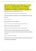 EPA 608 UNIVERSAL EXAM 2024-2025 ACTUAL EXAM ALL 100 QUESTIONS AND CORRECT DETAILED ANSWERS WITH RATIONALES &lpar;VERIFIED ANSWERS&rpar; &vert;ALREADY GRADED A&plus;