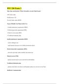 PSY 320 Exam 3