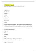 OTH3416 Exam 2