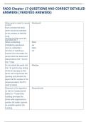 FADO Chapter 17 QUESTIONS AND CORRECT DETAILED  ANSWERS &lpar;VERIFIED ANSWERS&rpar;