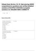Milady Exam Review&comma; Ch&period; 21&comma; Haircoloring &lpar;2025&rpar; comprehensive questions and verified detailed solutions &lpar;MULTIPLE CHOICES&rpar; &vert;complete solutions &vert;A&plus; GRADED &vert;100&percnt; CORRECT&excl;&excl;