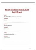  MSSC Safety Test Questions and Answers &vert;Fall 2025&sol;2026  Update &vert; 100&percnt; Correct