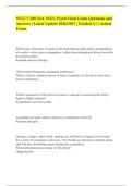 WGU C180 Test&comma; WGU Psych Final Exam Questions and Answers &vert; Latest Update 2026&sol;2027 &vert; Graded A&plus; &vert; Actual Exam&period;