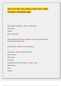 ISSA CPR AND AED EXAM QUESTIONS AND ANSWERS 100&percnt; CORRECT&lpar;RATED A&plus;&rpar;