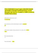 WGU D440 HESI &lpar;Latest Update 2026&sol;2027&rpar; Health and Wellness Through Nutritional Science &vert; Exam Questions and Answers &vert; Graded A&plus; &lpar;100&percnt; Correct & Verified Elaborations&rpar;