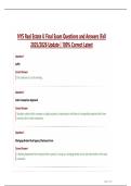 NYS Real Estate U Final Exam Questions and Answers &vert;Fall  2025&sol;2026 Update &vert; 100&percnt; Correct Latest