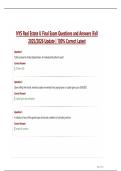 NYS Real Estate U Final Exam Questions and Answers &vert;Fall  2025&sol;2026 Update &vert; 100&percnt; Correct Latest